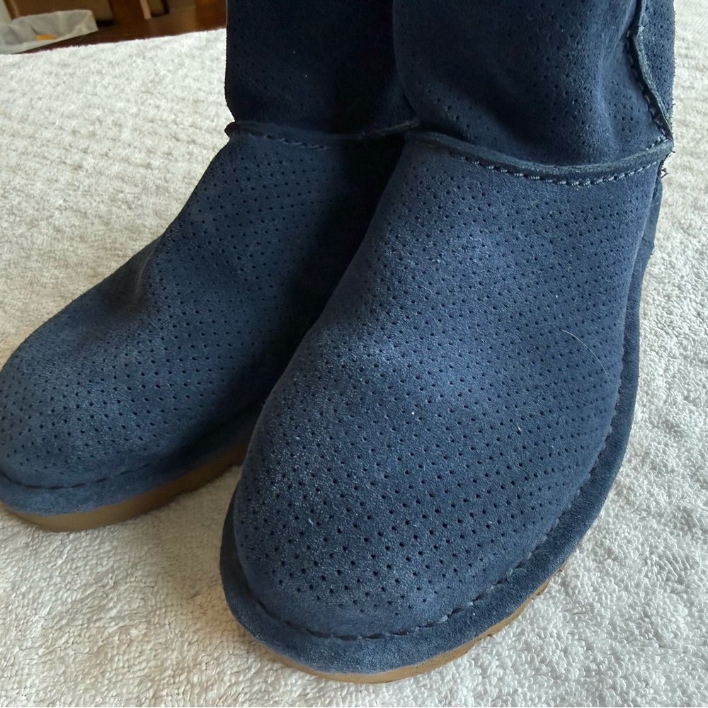 UGG Navy Ankle Boots in suede